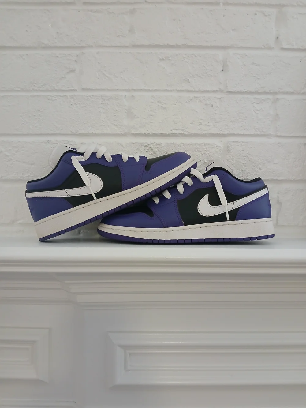Nike Air Jordan 1 Retro Low Court Purple Black 553560-501 6.5Y